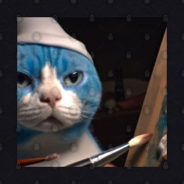 Meowgical Smurf Cat of Wonder by tearbytea